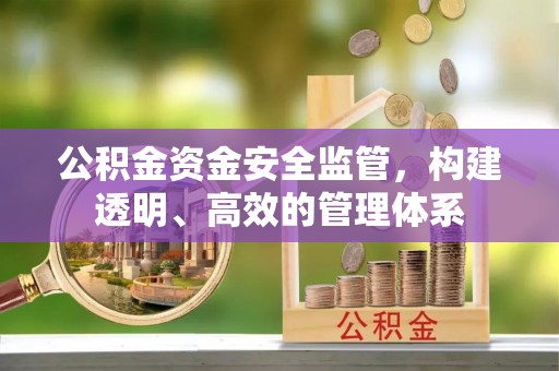 信赖公积金资金安全监管，构建透明、高效的管理体系