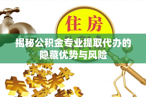信赖揭秘公积金专业提取代办的隐藏优势与风险