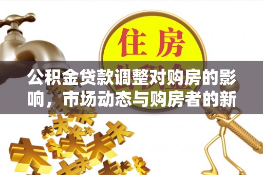 信赖公积金贷款调整对购房的影响，市场动态与购房者的新选择
