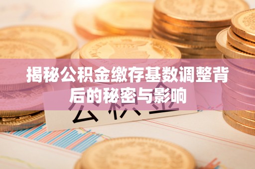 信赖揭秘公积金缴存基数调整背后的秘密与影响