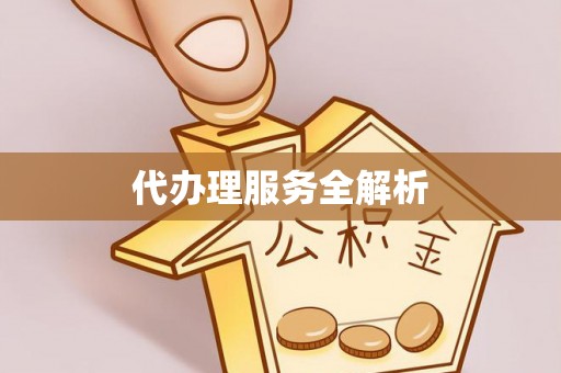 信赖代办理服务全解析